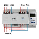 Sistema Inteligente Fonte de Alimentação Dupla Interruptor de Transferência Automático