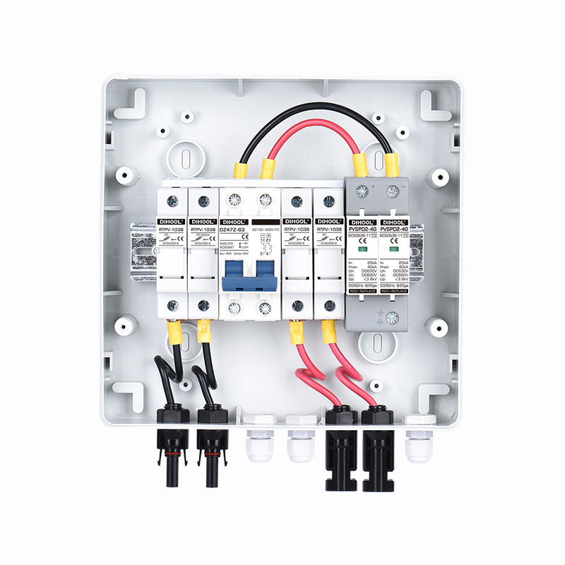 Caixa combinadora fotovoltaica